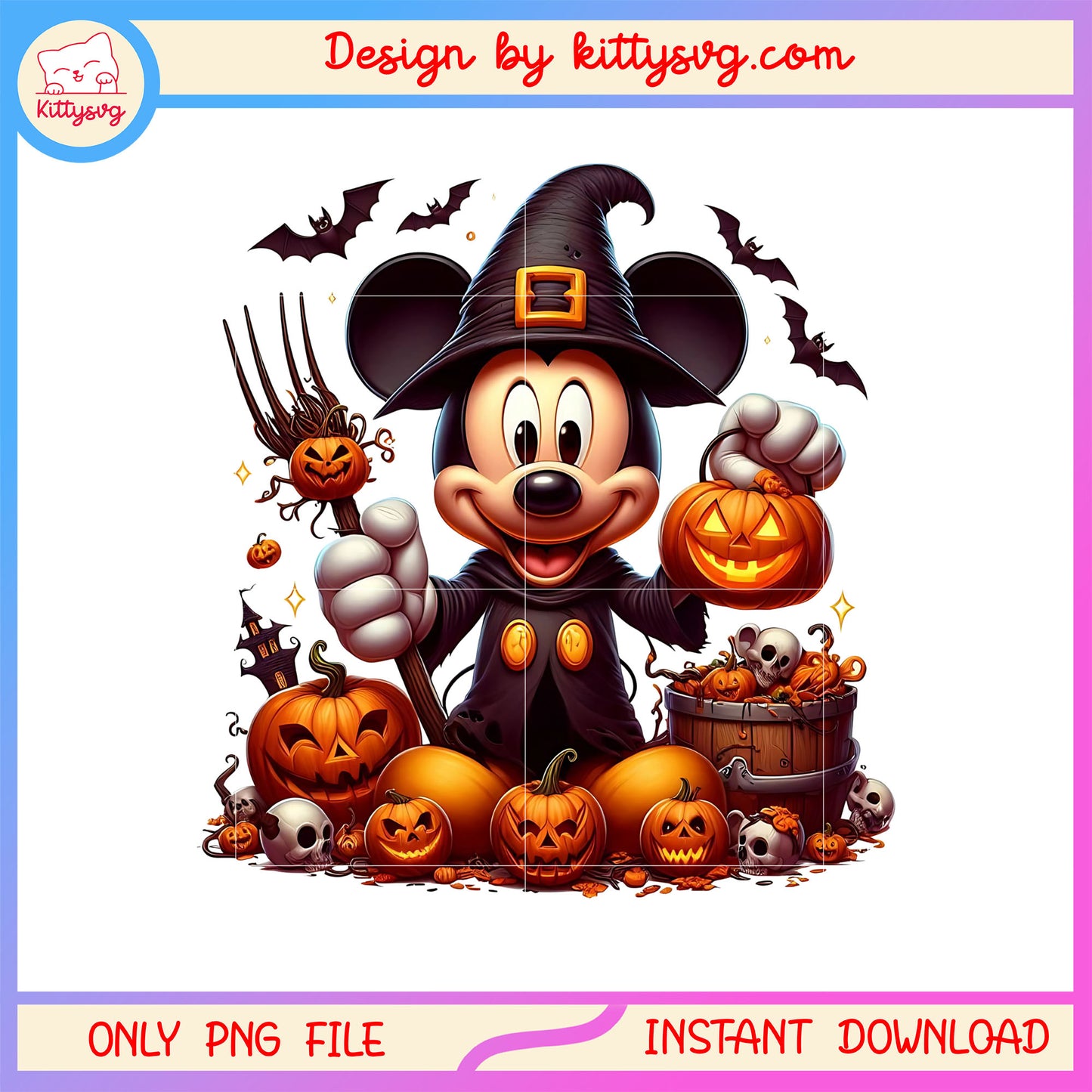 Micke mouse halloween pumpkin png, disney mickey mouse png