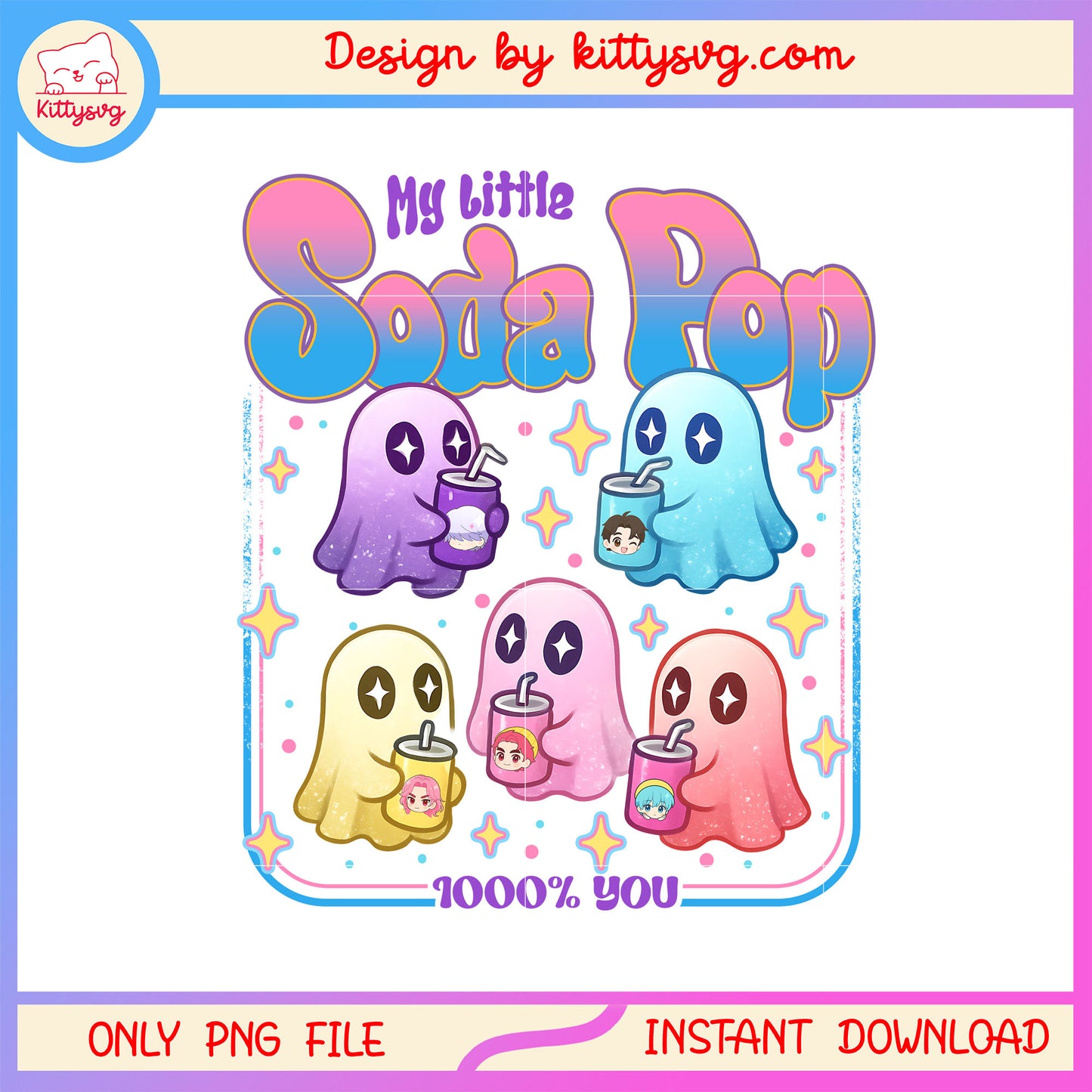 My little soda pop 1000% you png, kpop demon hunters soda pop png