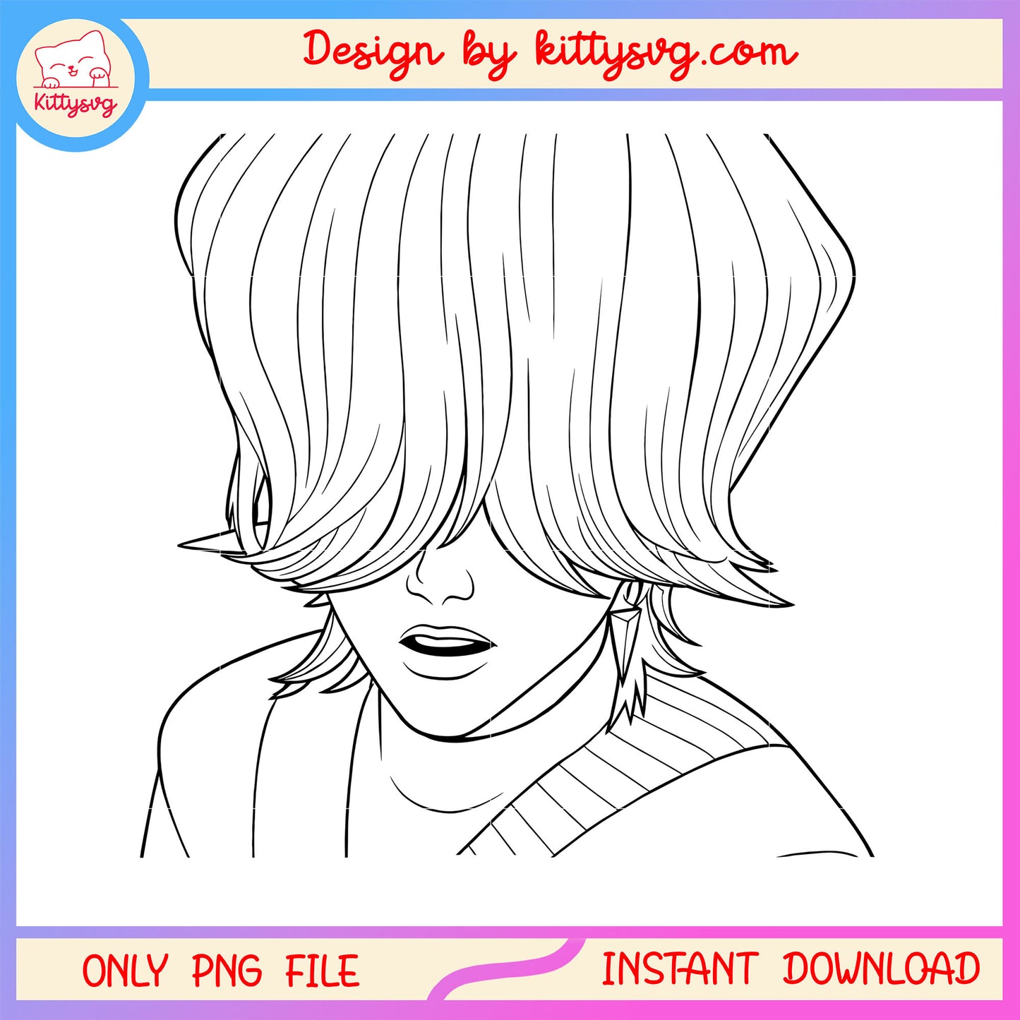 Mystery saja boys outline png, saja boys members png