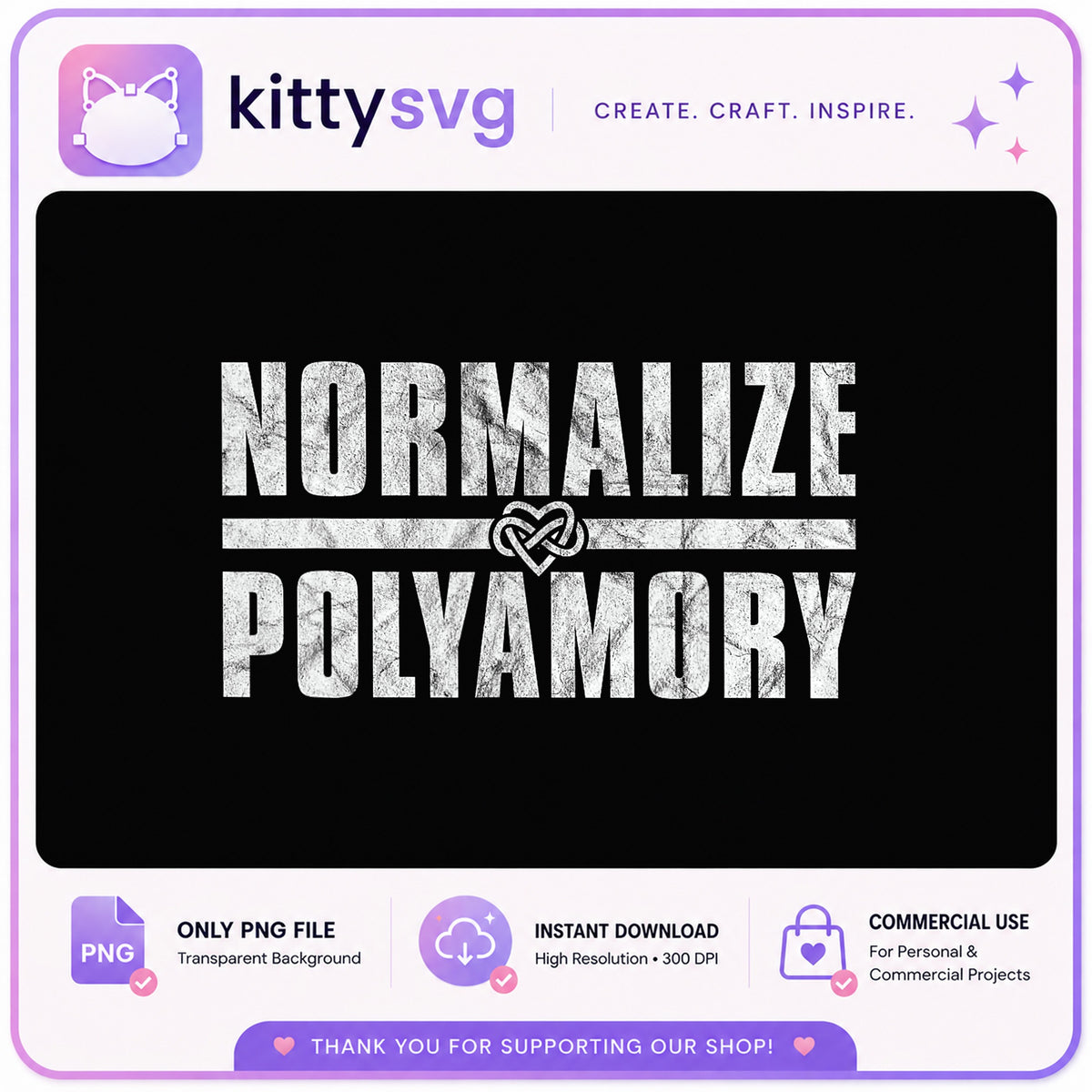 Normalize Polyamory PNG, Polyamory Shirt Design, Poly Pride PNG
