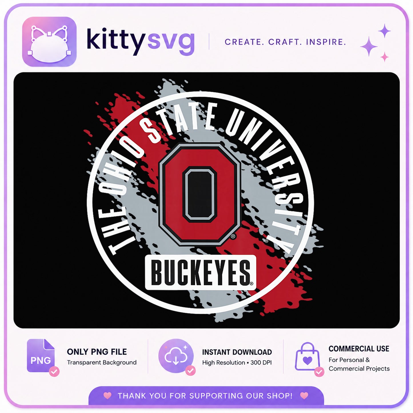 Ohio State Buckeyes PNG, OSU Buckeyes Football, Buckeyes PNG