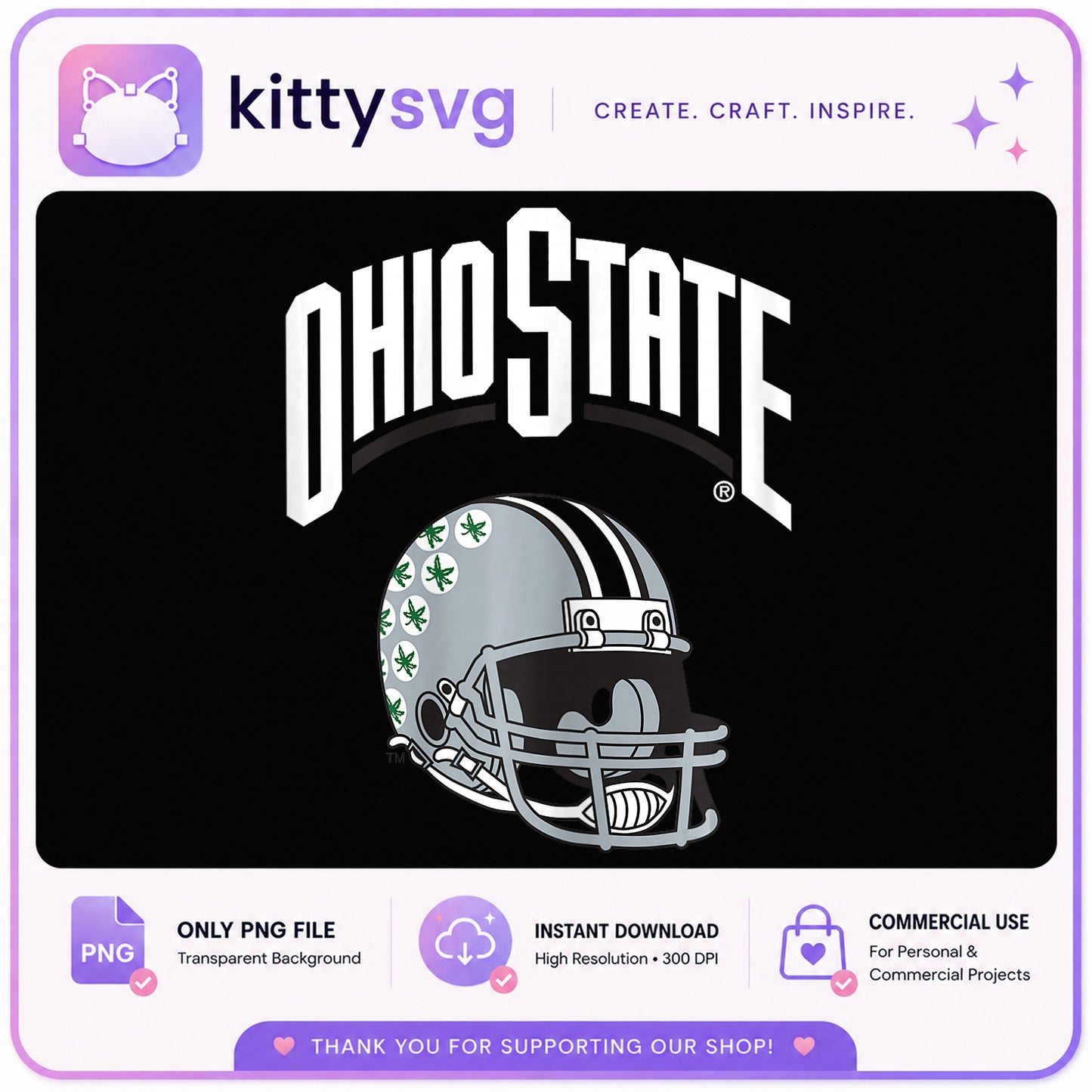 Ohio State Football Helmet PNG, Buckeyes PNG, College Football PNG