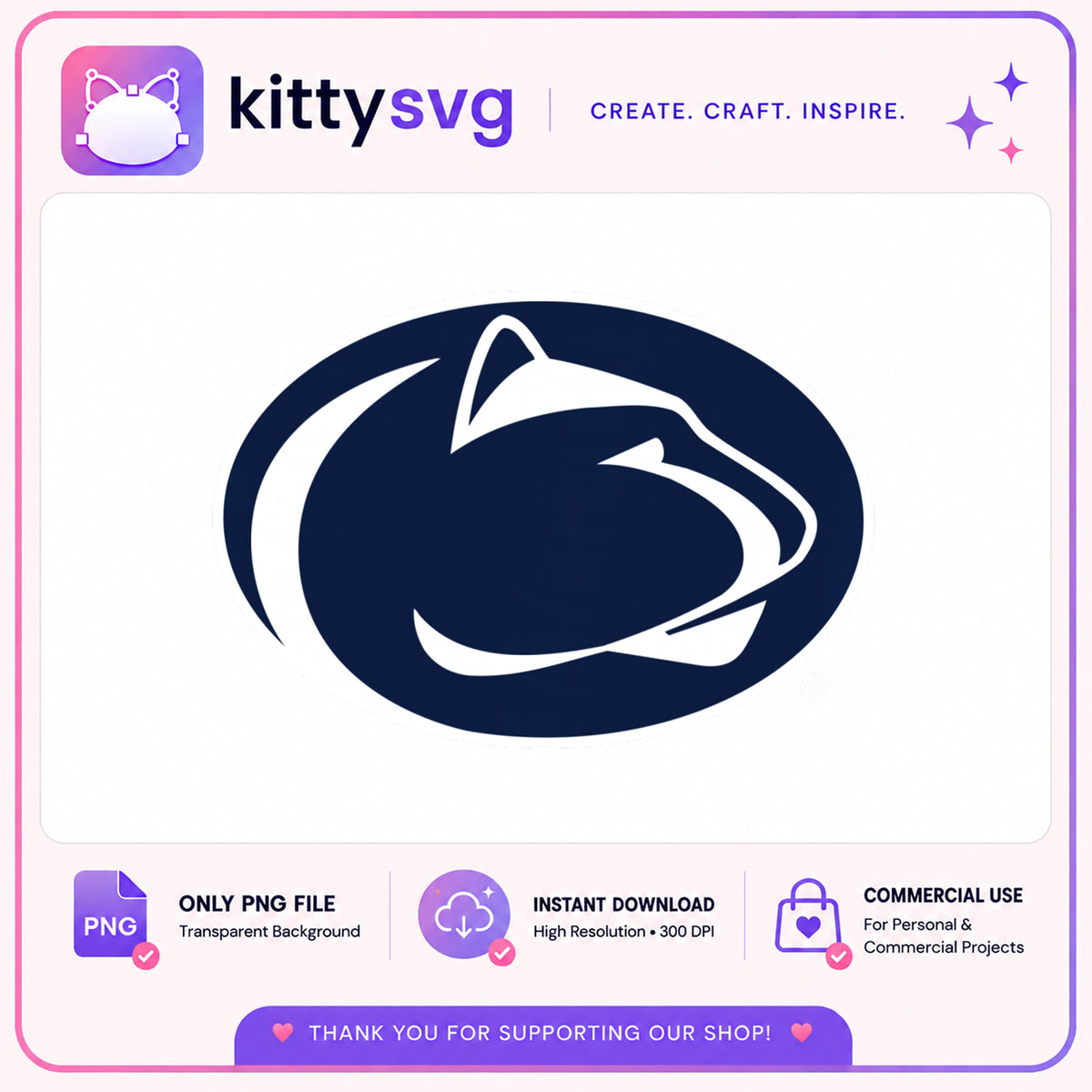 Penn State Nittany Lions Logo PNG, Penn State PNG, Football PNG