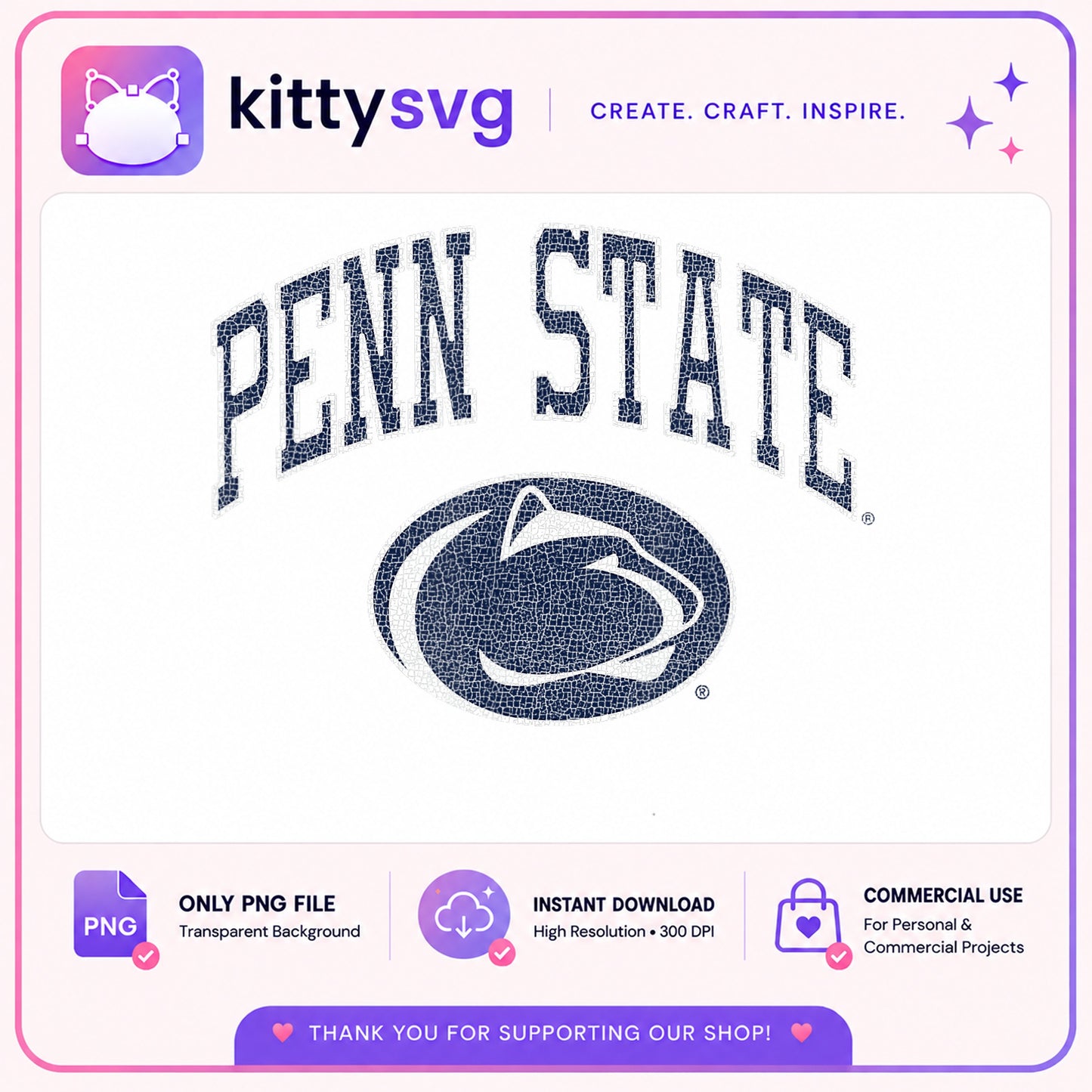 Penn State Nittany Lions PNG, College Football Mosaic, Game Day PNG