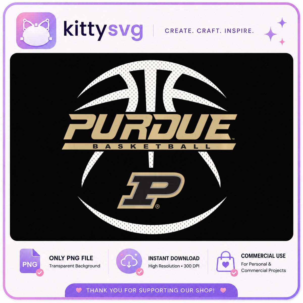 Purdue Boilermakers Basketball PNG, Purdue Logo PNG, NCAA PNG