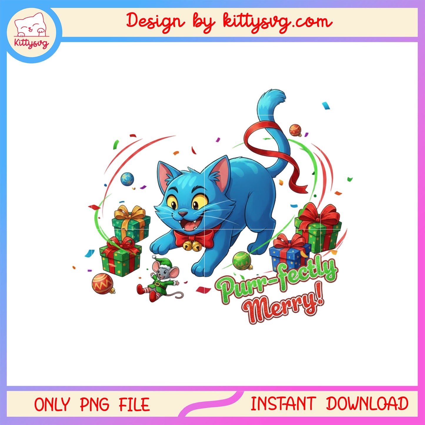 Purr-fectly merry derpy tiger kpop png, demon hunters kpop png