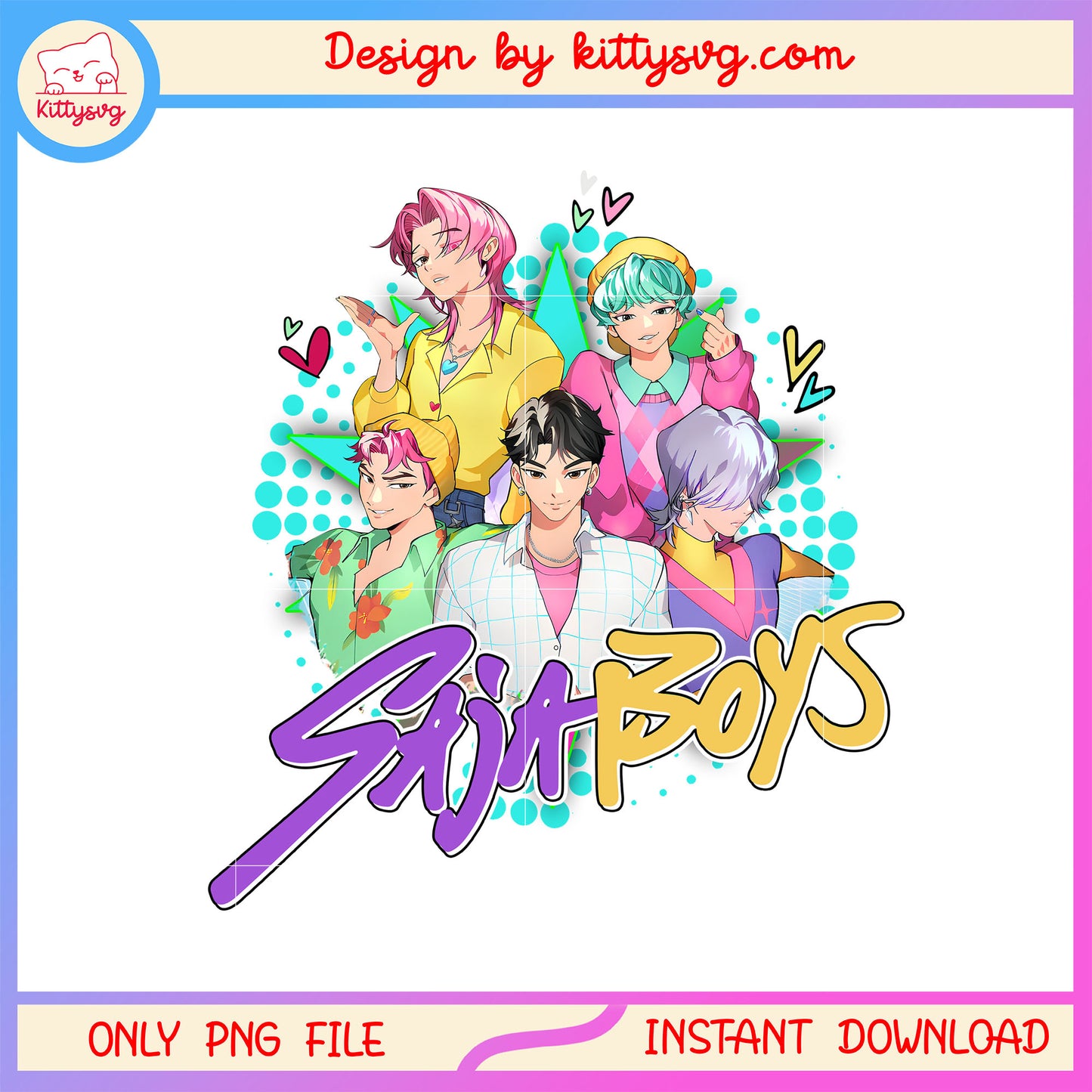 Saja boys characters design png, kpop demon hunters saja boys boy band png