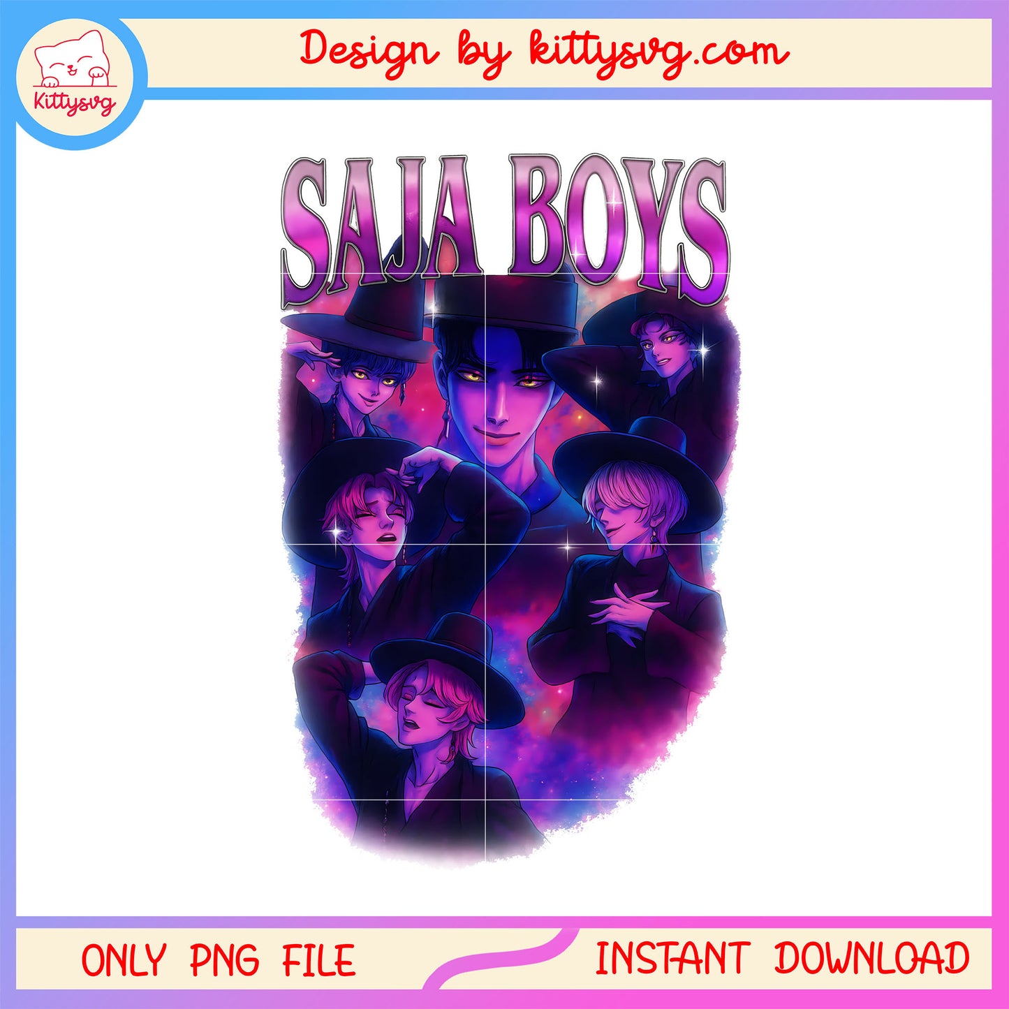 Saja boys group evil design png, saja boys png, jinu and friends png