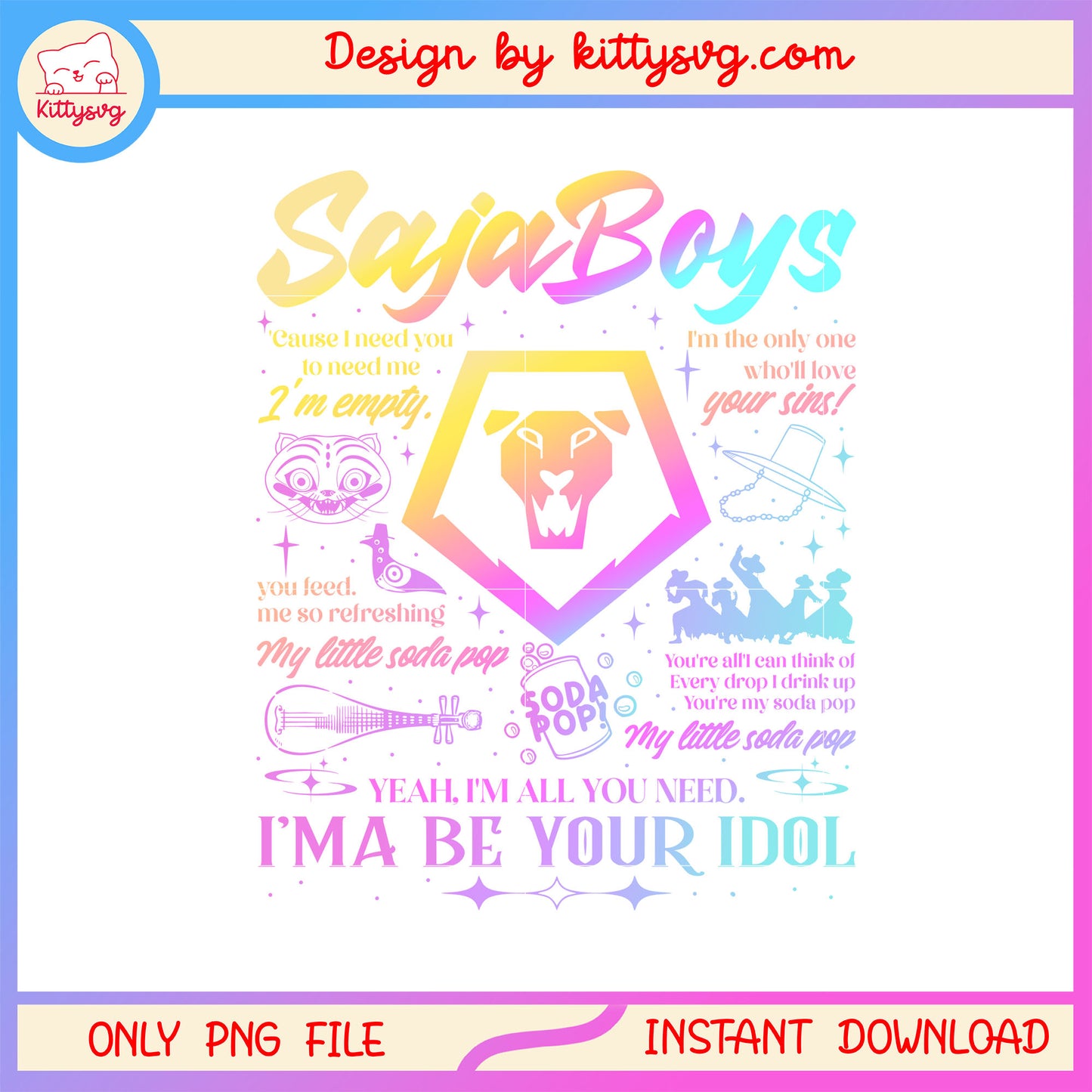 Saja boys logo kpop demon hunters design png, the saja boys png