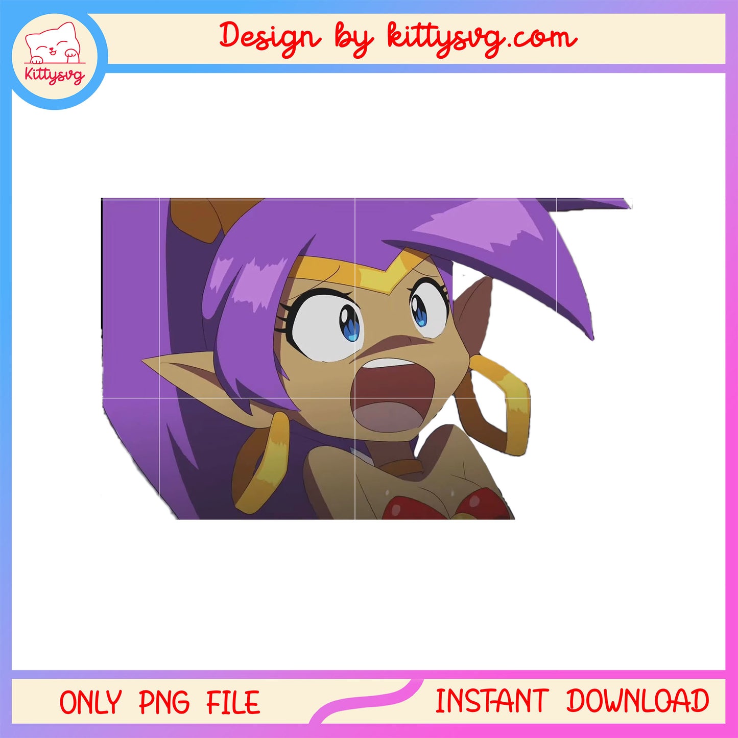 Shantae scared character png, kpop demon hunters characters png