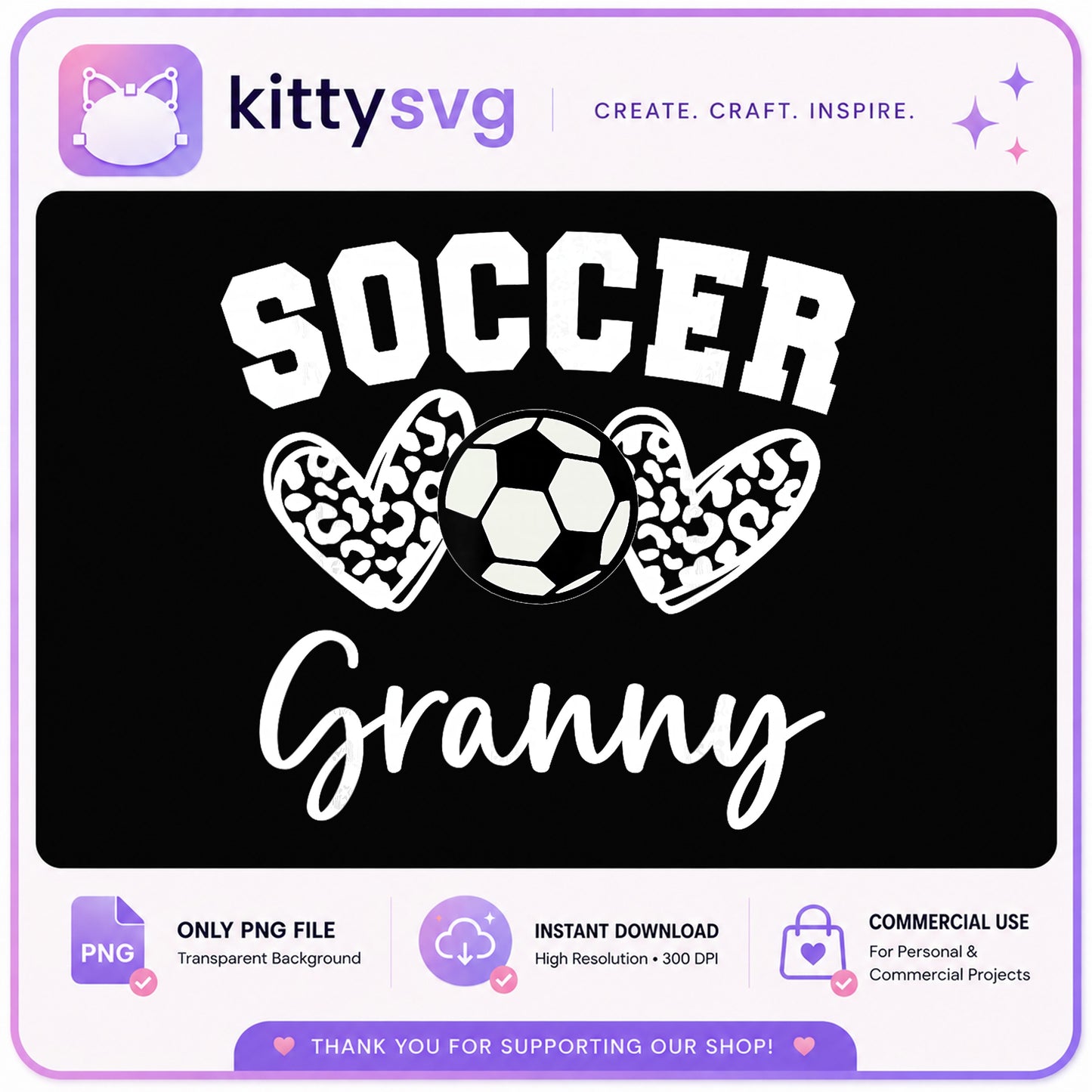 Soccer Granny PNG, Leopard Soccer Ball Grandma, Sports PNG