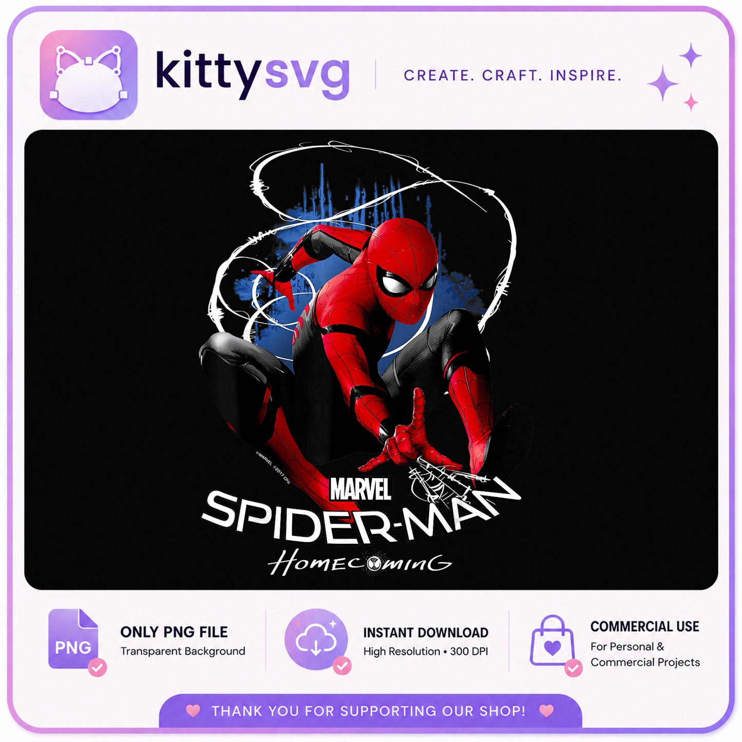 Spider-Man Homecoming PNG, Marvel Superhero PNG, Spiderman PNG