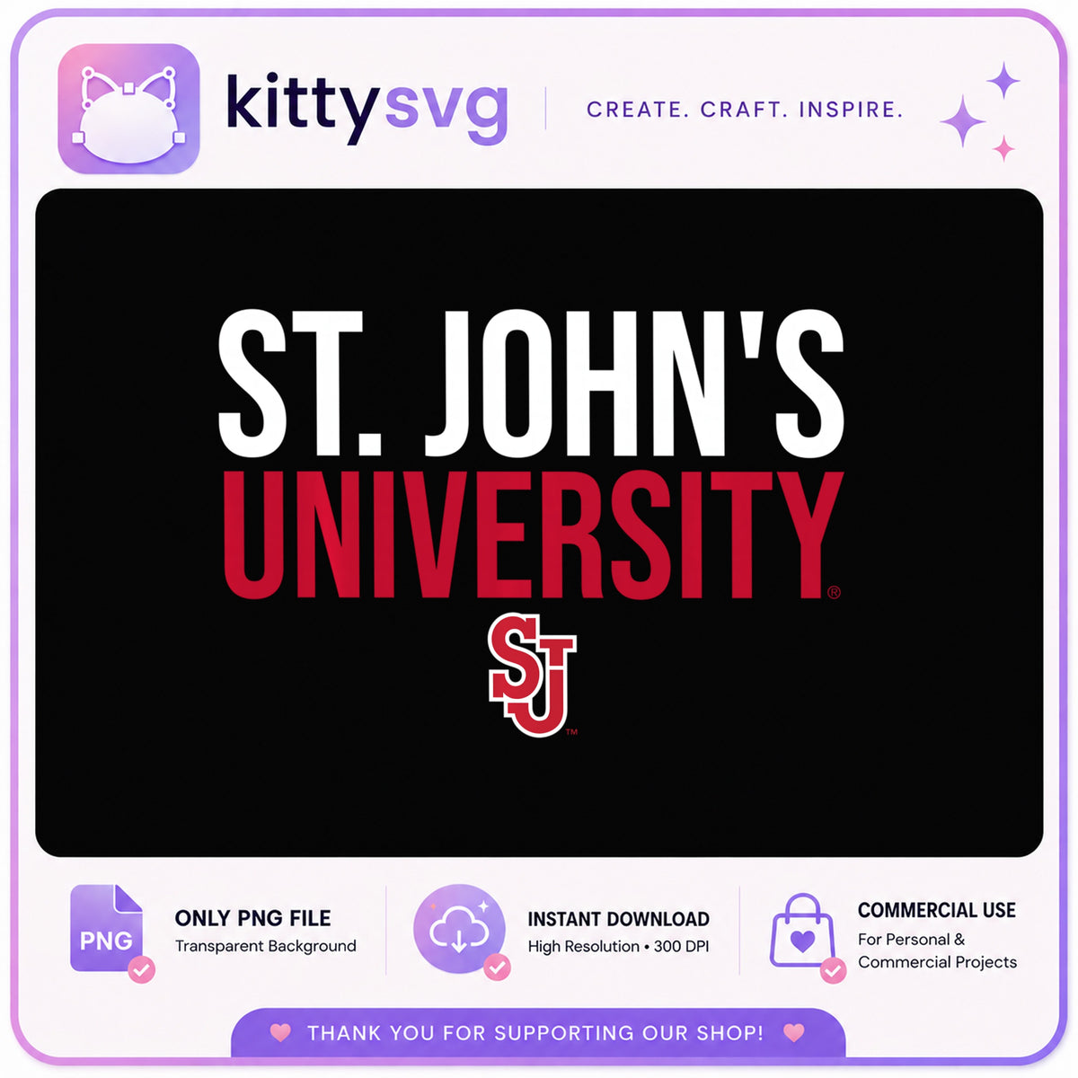 St. Johns University PNG, Red Storm Logo PNG, College PNG