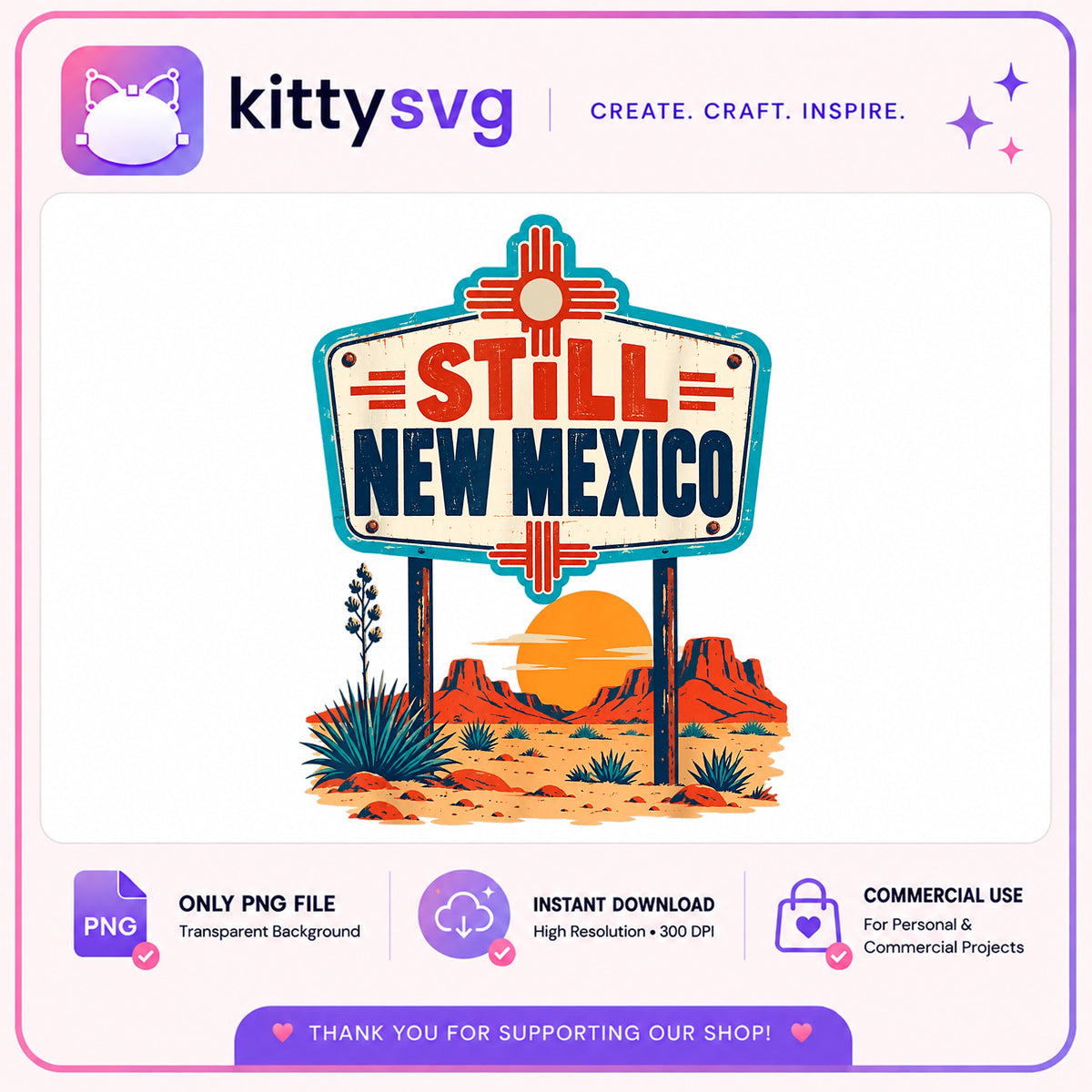 Still New Mexico PNG, New Mexico State Sign PNG, Desert PNG