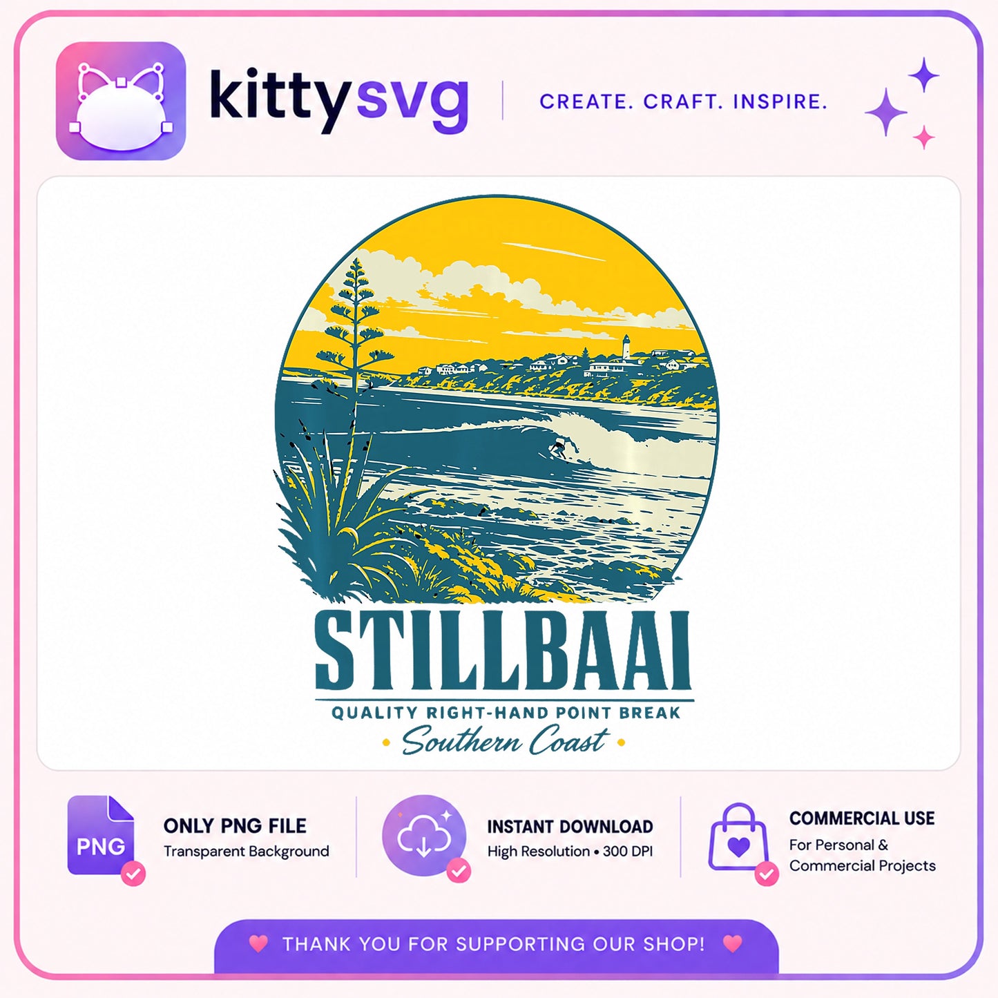Stillbaai Surf Beach PNG, Southern Coast Surfing PNG, Ocean PNG