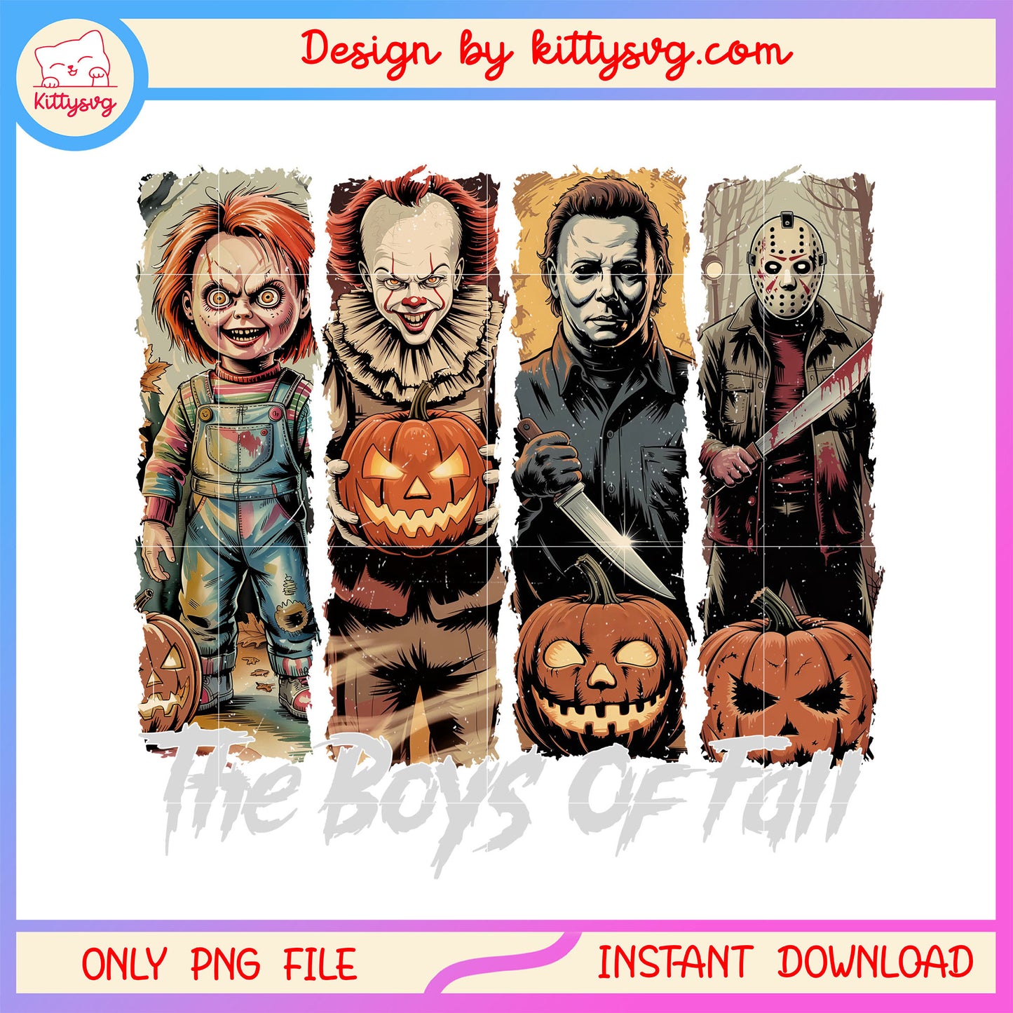 The boy of fall horror characters png, autumn falls png, halloween movie png