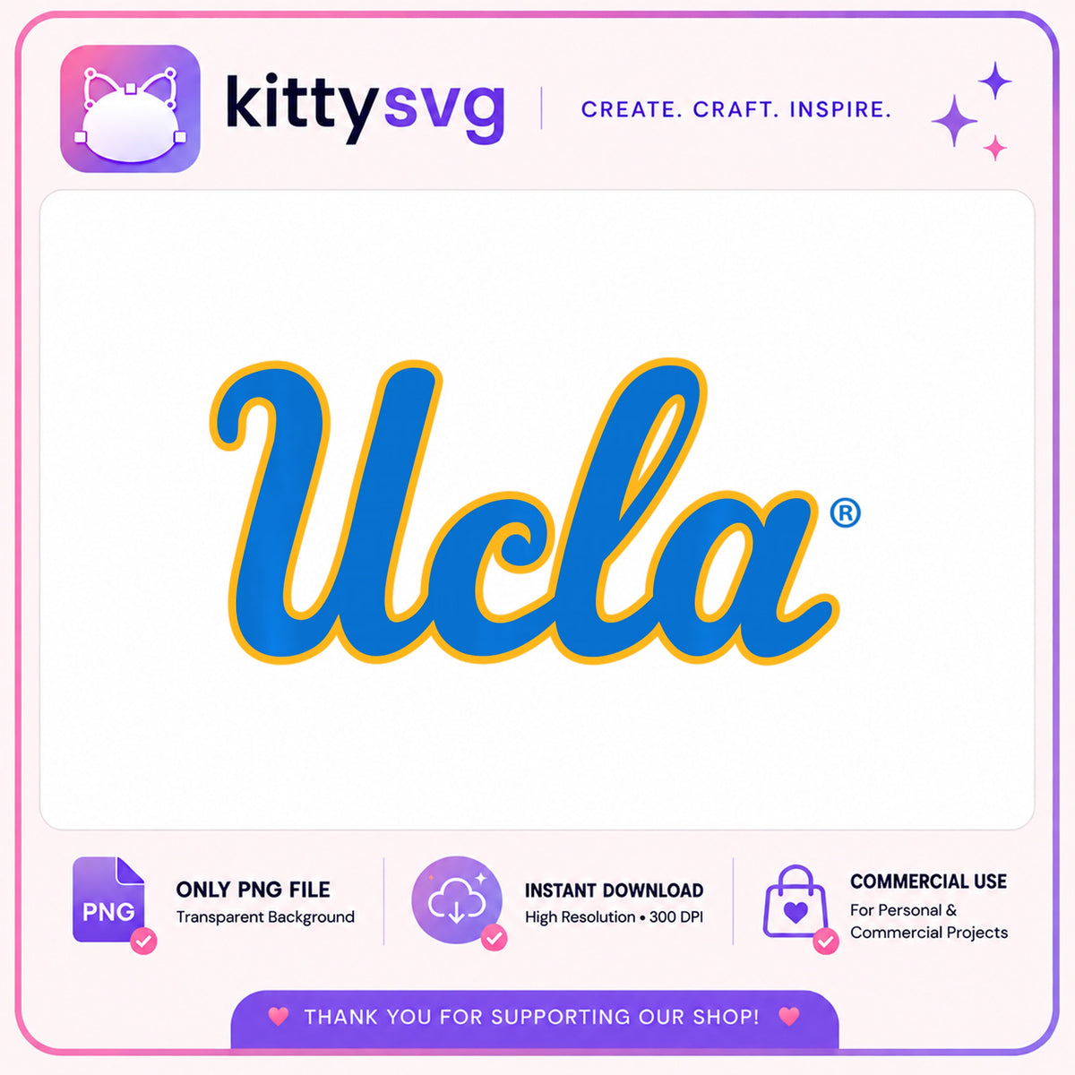 UCLA Logo PNG, Bruins College Team Clipart, Transparent PNG