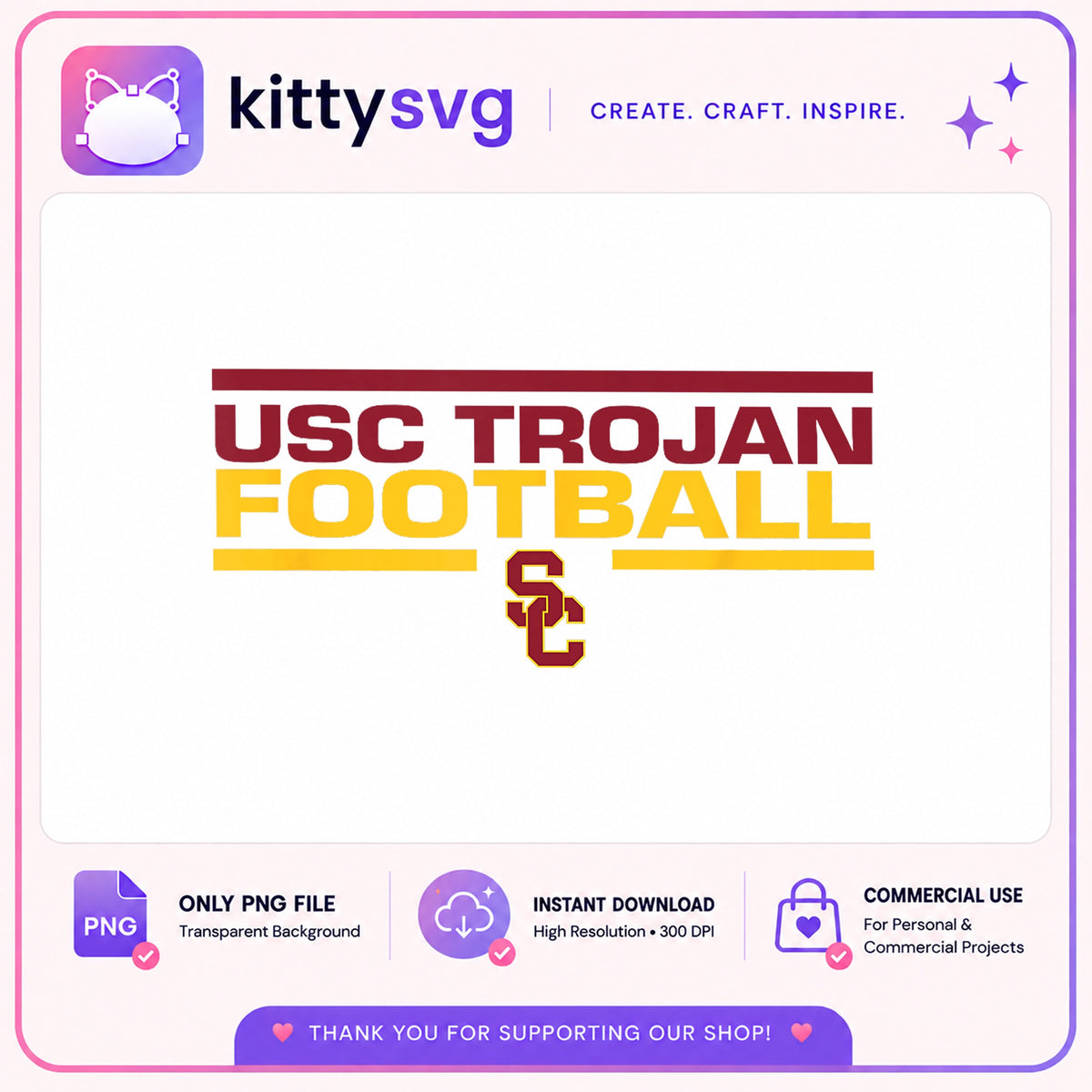 USC Trojan Football PNG, Southern California Trojans, College Football PNG
