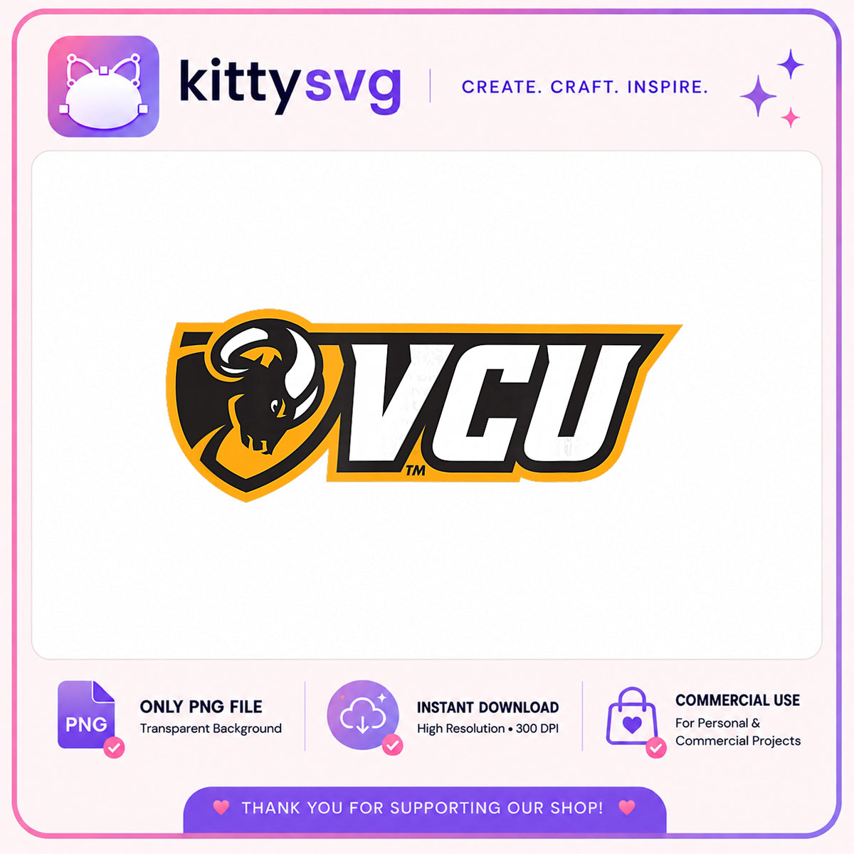 VCU Rams Logo PNG, Virginia Commonwealth University PNG, College Sports PNG