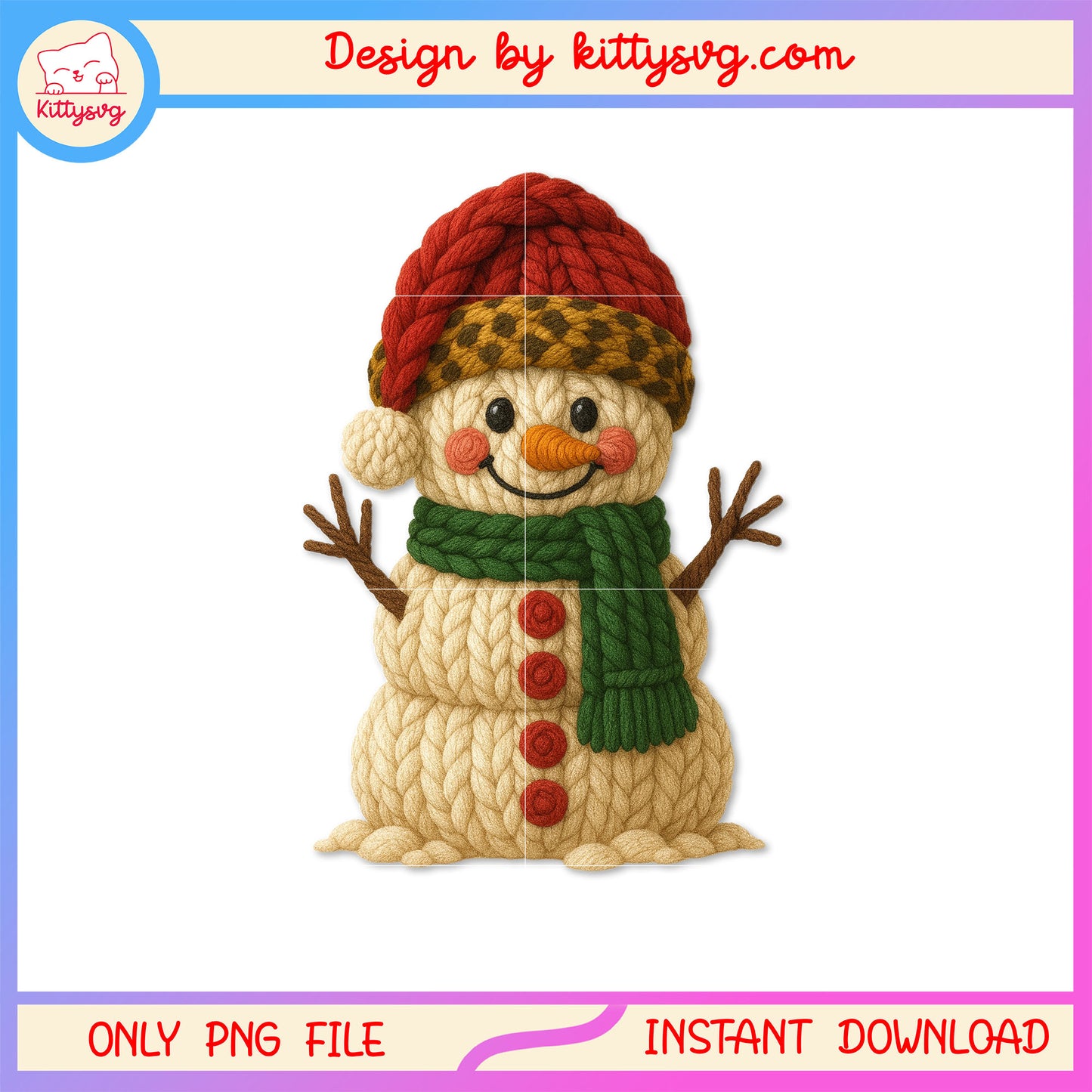 Vintage snowman christmas art patchwork png, retro christmas png