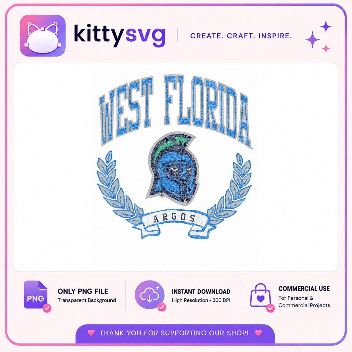 West Florida Argos PNG, UWF Argos Logo PNG, College Mascot PNG
