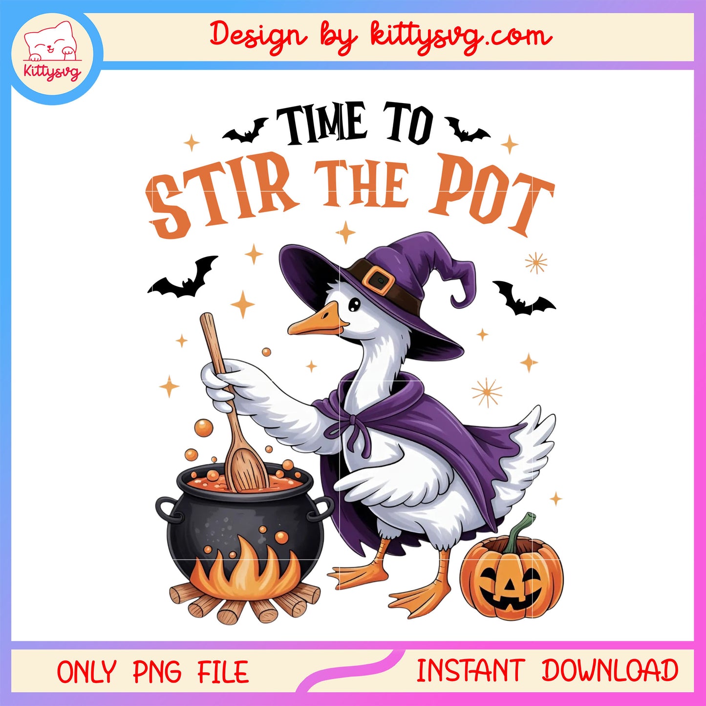 Witch goose time to stir pot png, the witch png, halloween day png