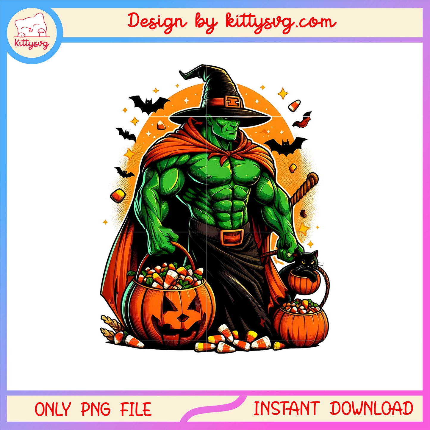 Witch halloween hulk costume design png, hulk movie png