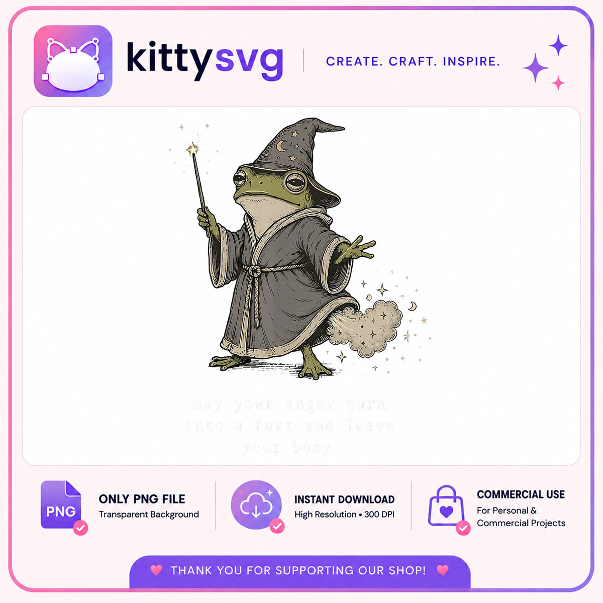 Wizard Frog PNG, Funny Frog Clipart, Magic Frog PNG
