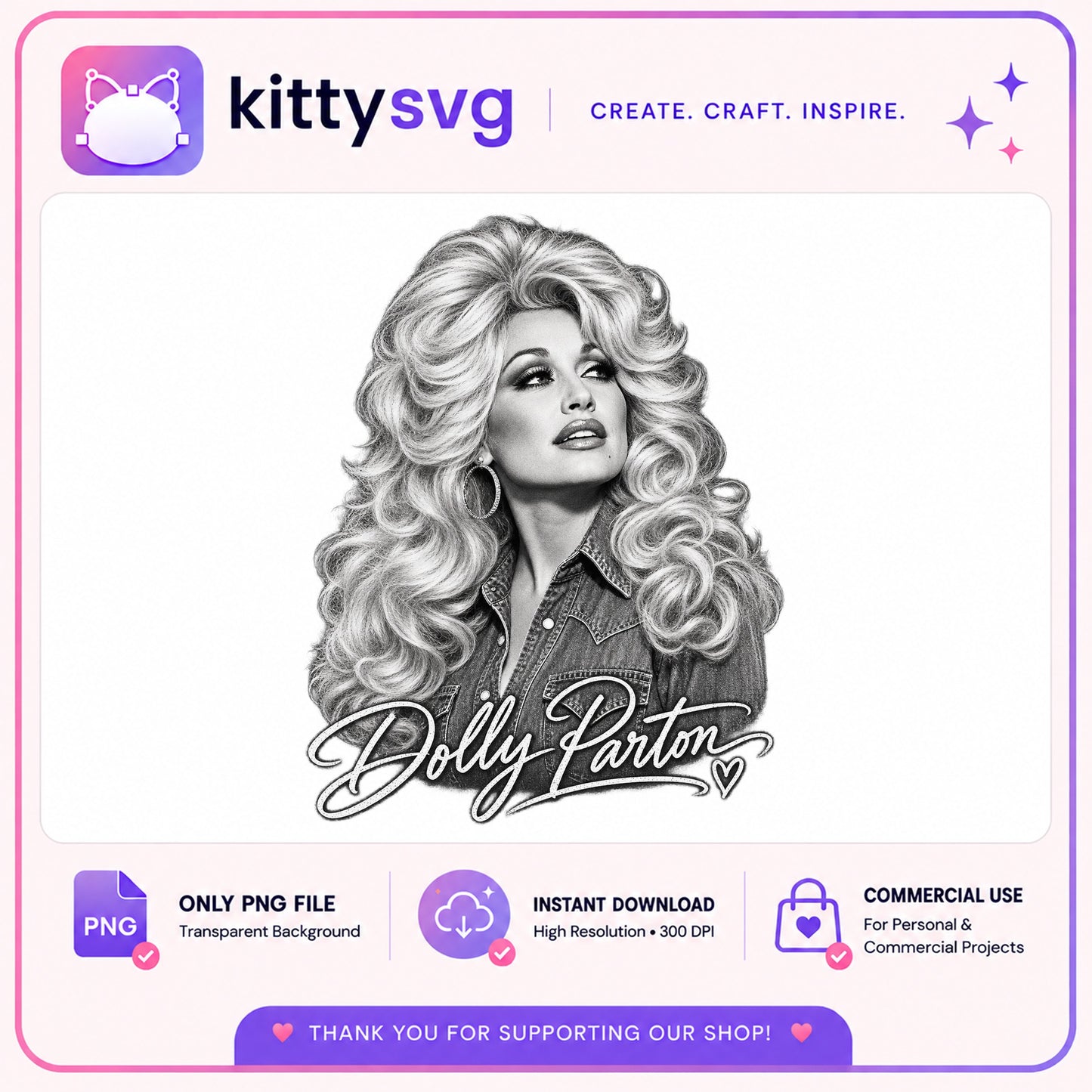Dolly Parton PNG, Country Music Singer PNG, Western PNG