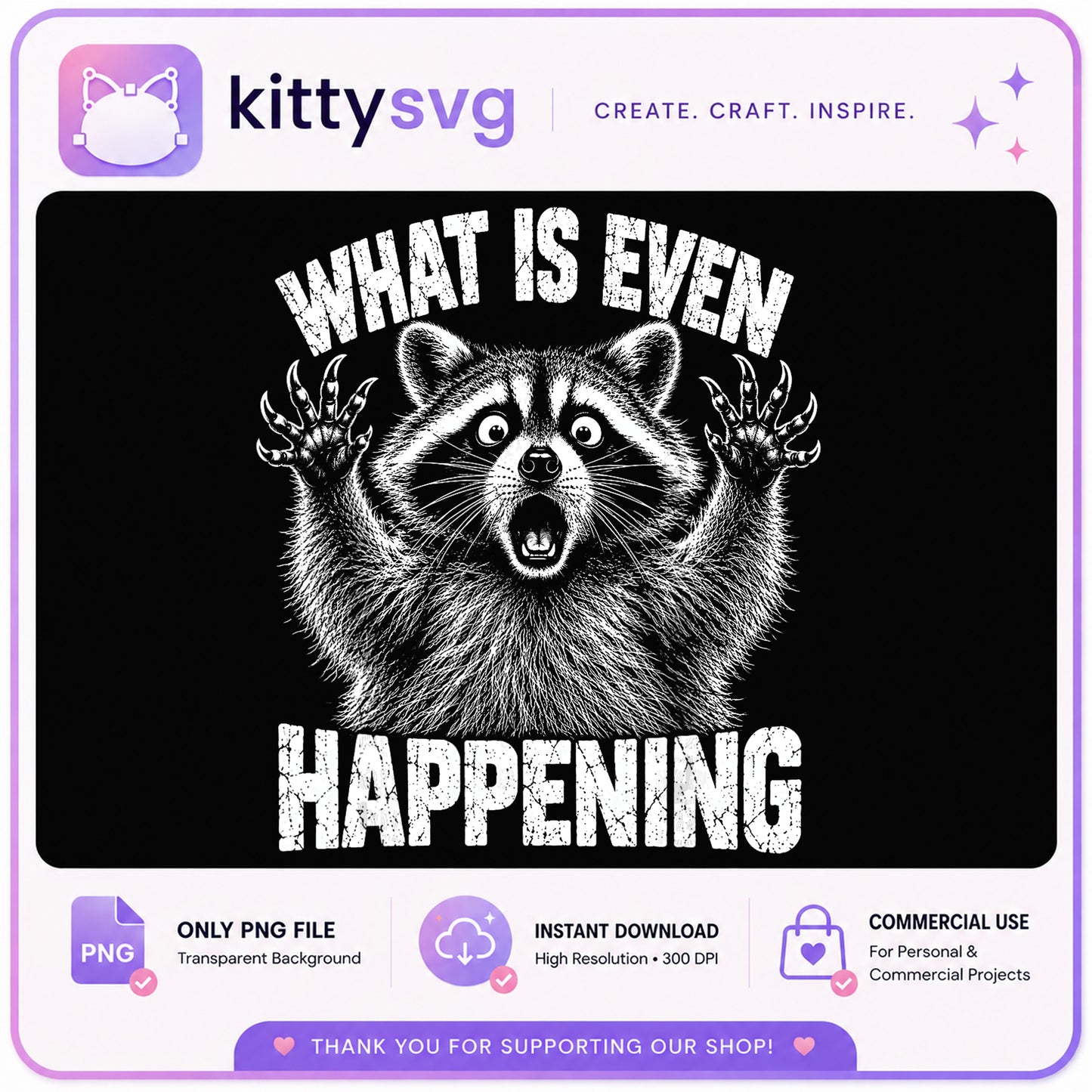 Funny Raccoon What Is Even Happening PNG, Sarcastic PNG, Humor PNG
