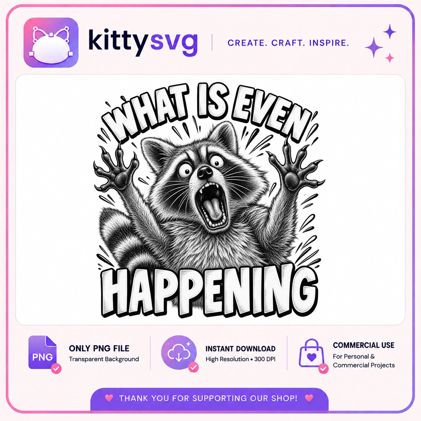 Funny Raccoon What Is Even Happening PNG, Sarcastic PNG, Humor PNG