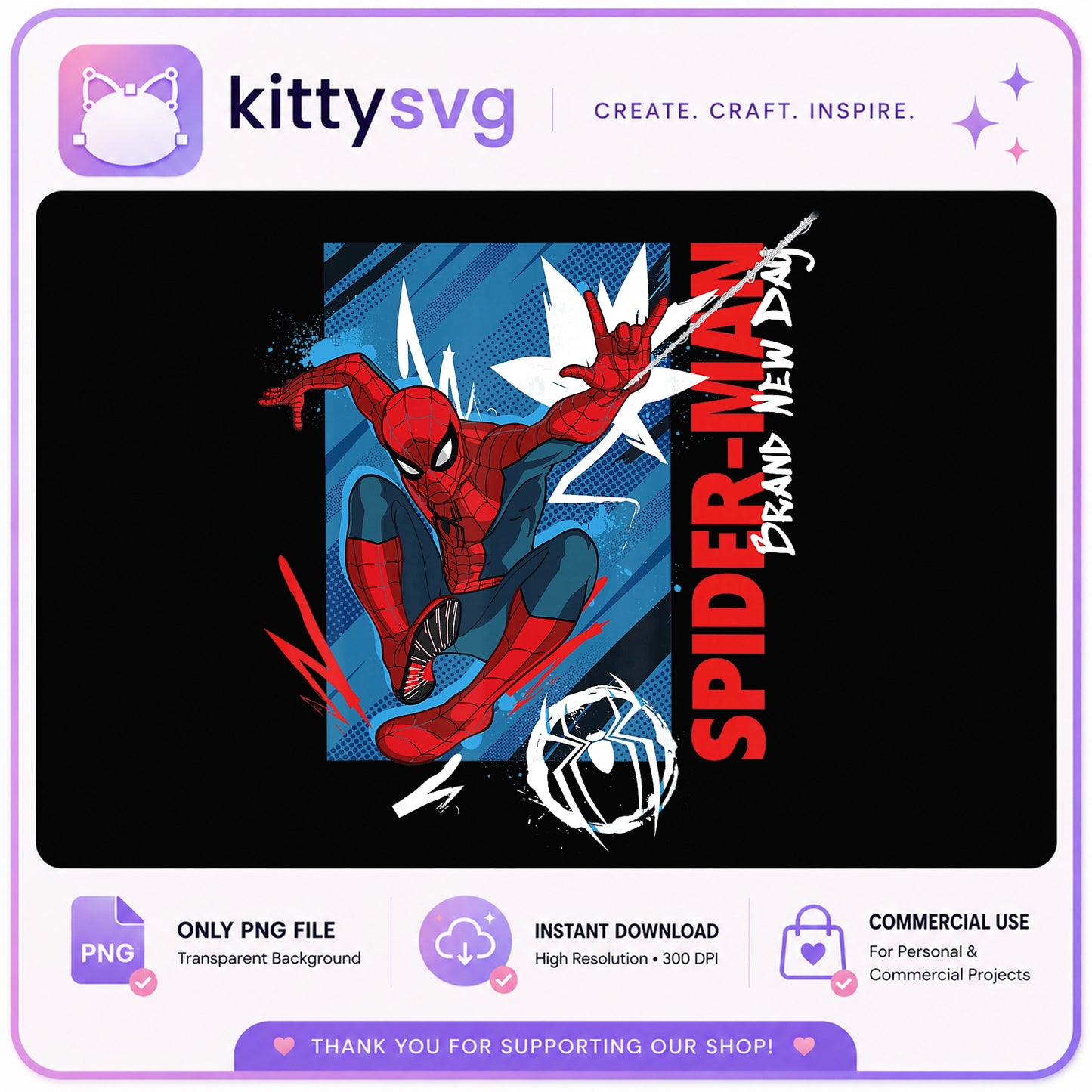 Spider-Man Brand New Day PNG, Marvel Superhero PNG, Spiderman PNG