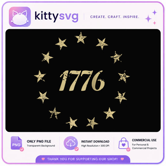 1776 Betsy Ross Flag PNG, 4th Of July PNG, Patriotic Stars PNG