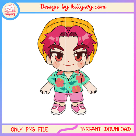 Abby saja boys band doll design pnng, saja boys abby png