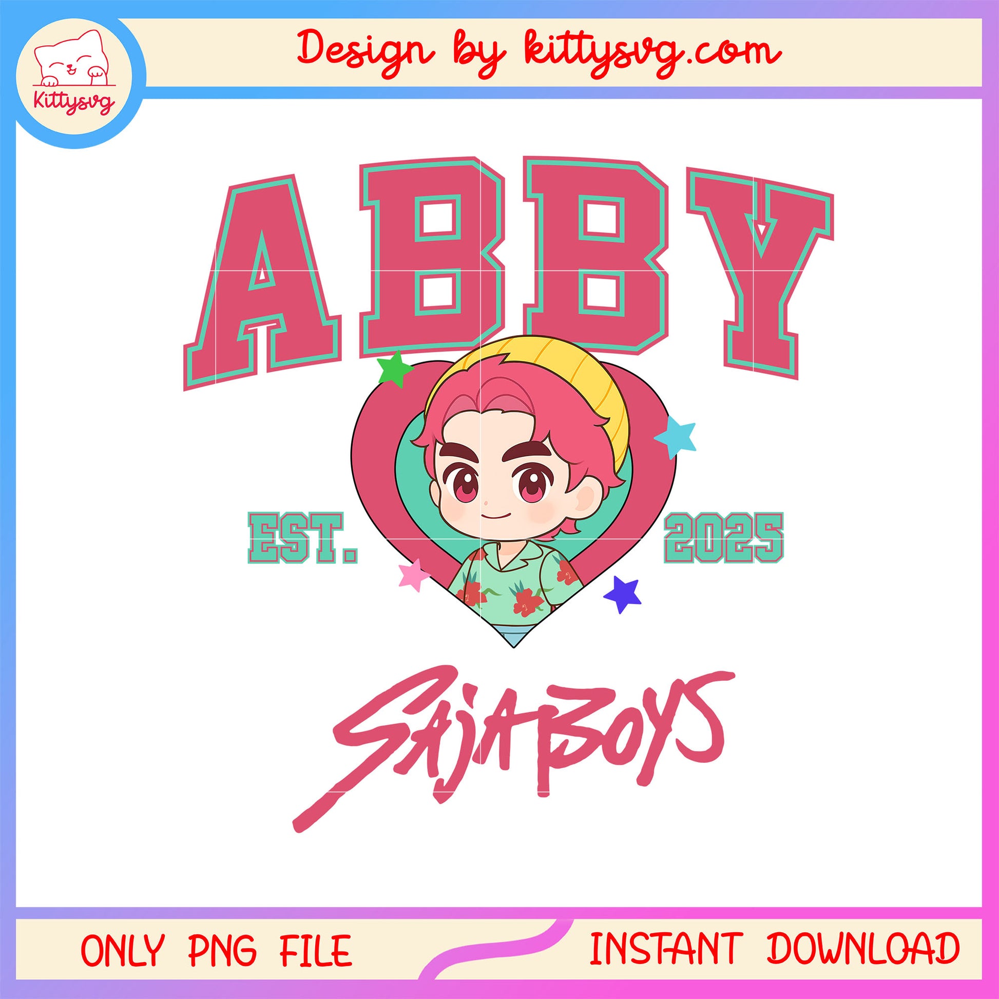 Abby saja boys est 2025 png, kpop demon hunters boys band png