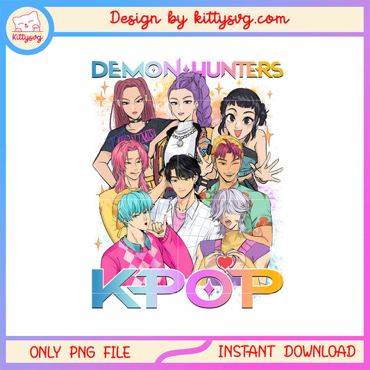 All characters of kpop demon hunters png, netflix movies png