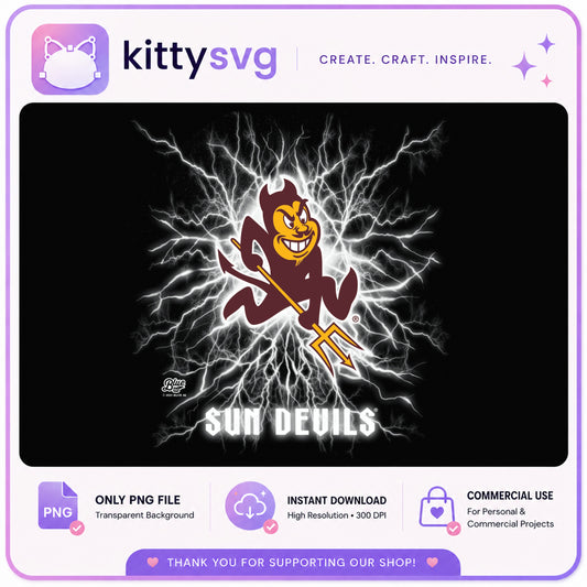 Arizona State Sun Devils PNG, ASU Sparky Logo PNG, College Football PNG