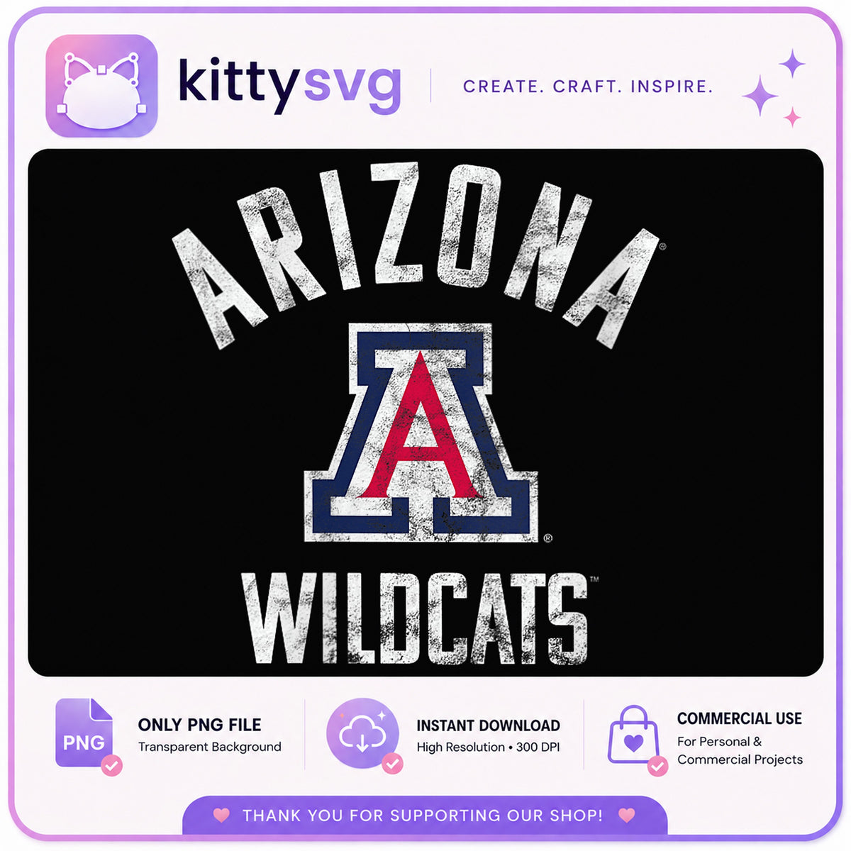 Arizona Wildcats PNG, University Of Arizona Logo, Wildcats PNG