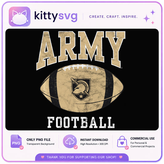 Army Football PNG, Retro Army Football Shirt, Football PNG