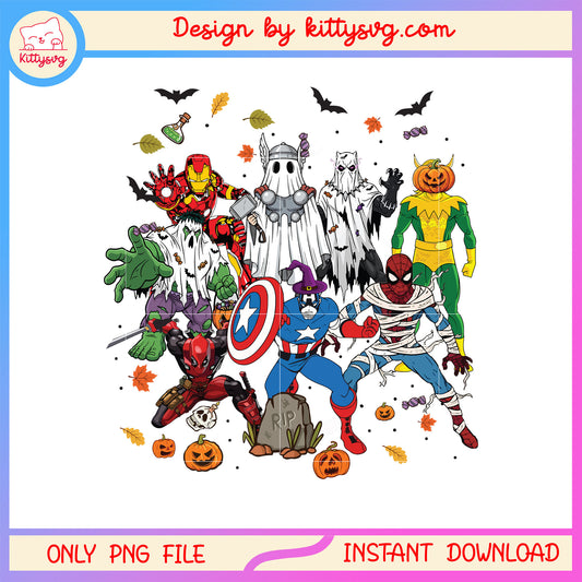 Avengers halloween costume design png, marvel movie png