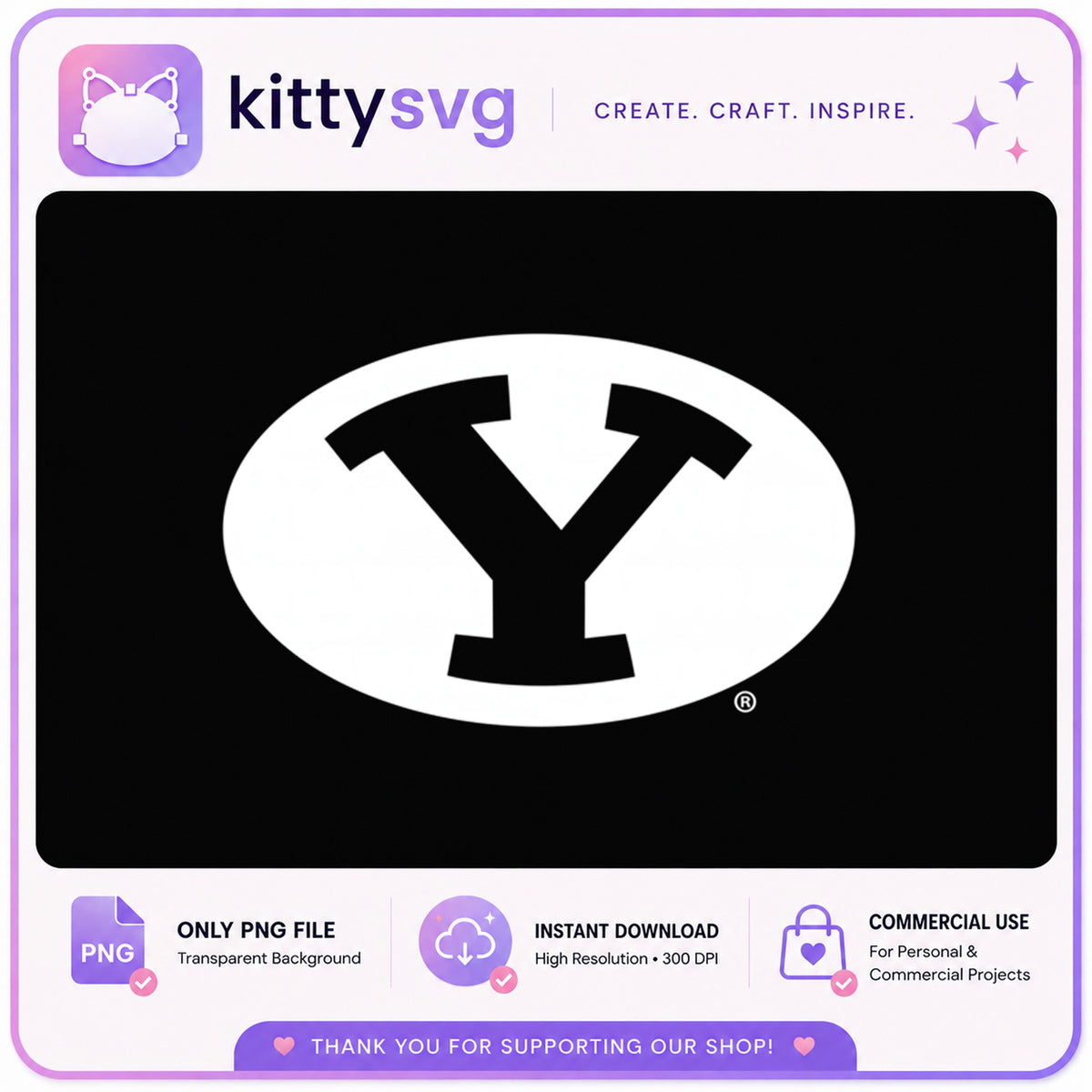 BYU Cougars Logo PNG, Brigham Young University PNG, College PNG