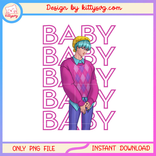 Baby kpop demon hunters movie png, baby saja boys band png