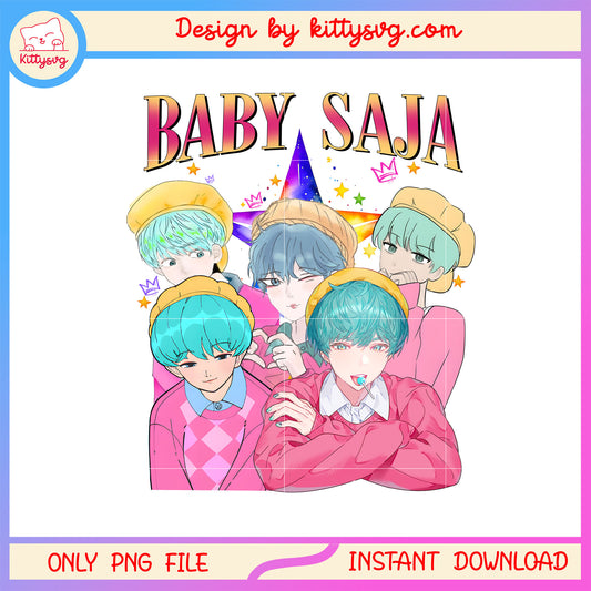 Baby saja kpop demon hunters clipart png, baby saja kpop demon hunters png