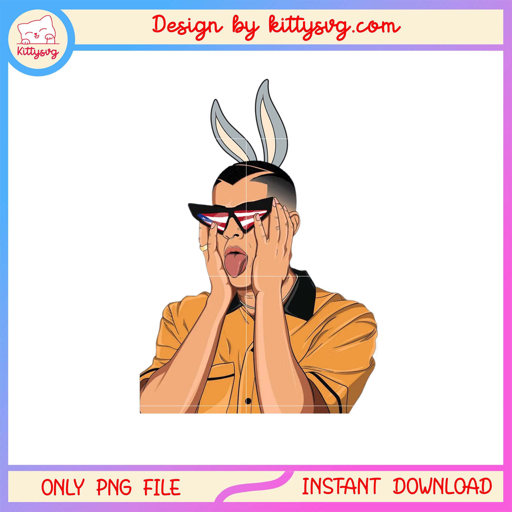 Bad bunny emotion funny png, nfl bad bunny, benito bowl png