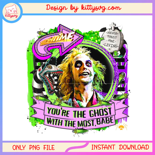 Beetlejuice You're the ghost png, showtime beetlejuice png