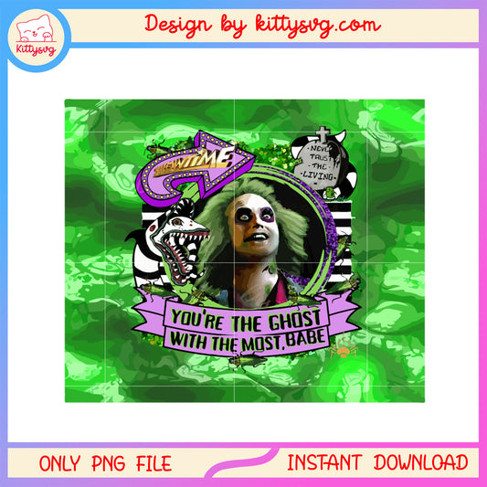 Beetlejuice You're the ghost with the most babe png, Beetlejuice showtime png