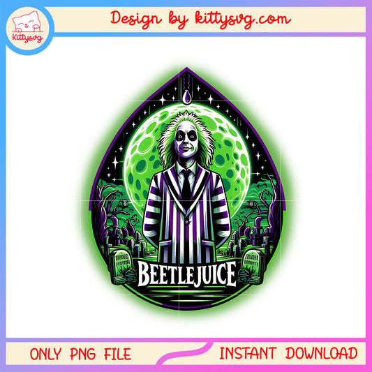 Beetlejuice pants cemetery a teardrop halloween png, halloween design png