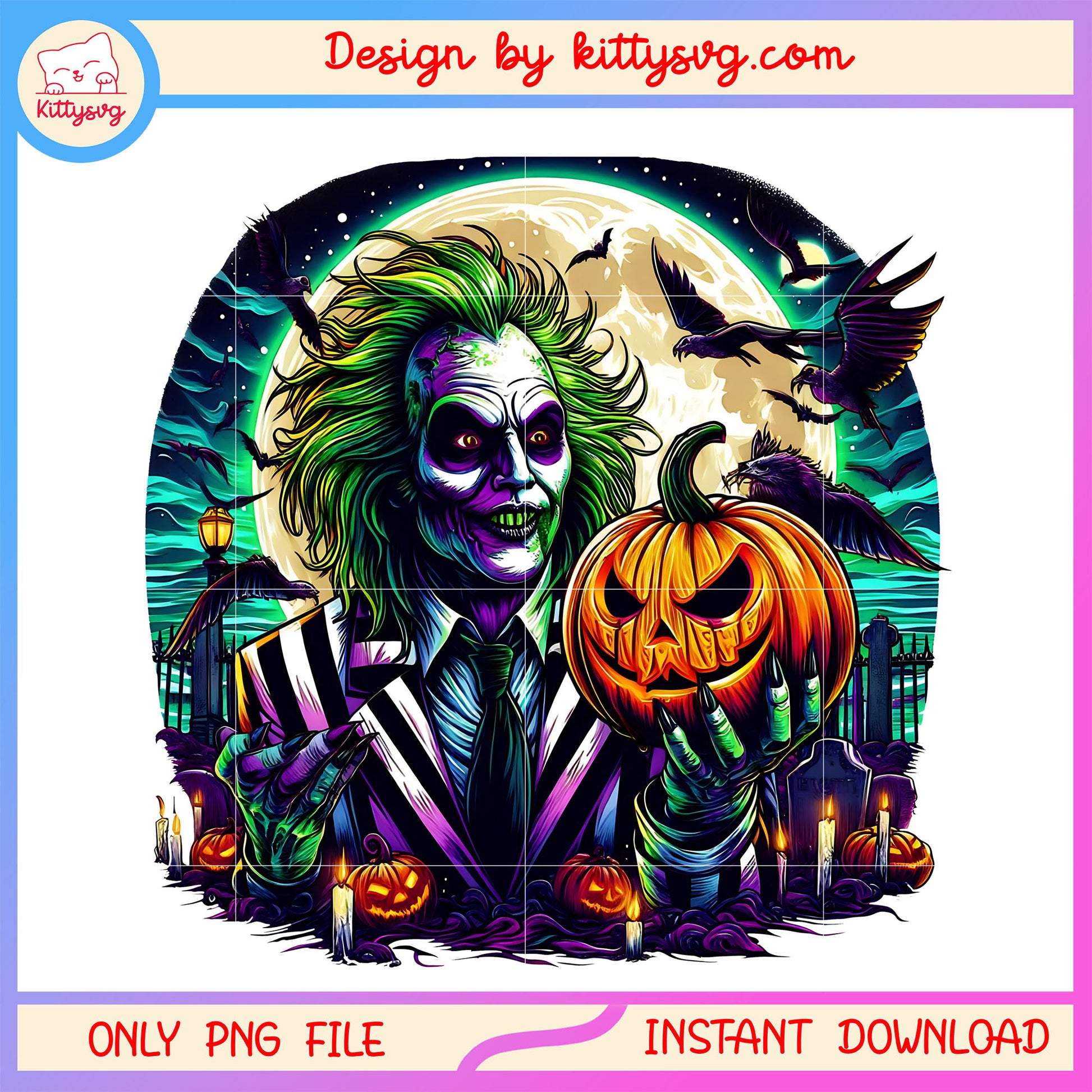 Beetlejuice pumpkin halloween png, beetlejuice and pumpkin png
