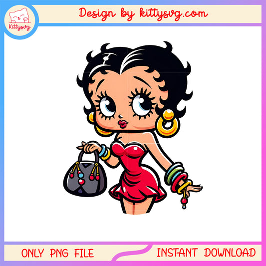 Betty boop slay valentine png, betty boop valentine​​​ png