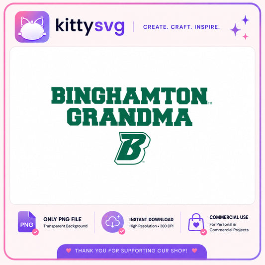Binghamton Grandma PNG, Bearcats Grandma PNG, College PNG